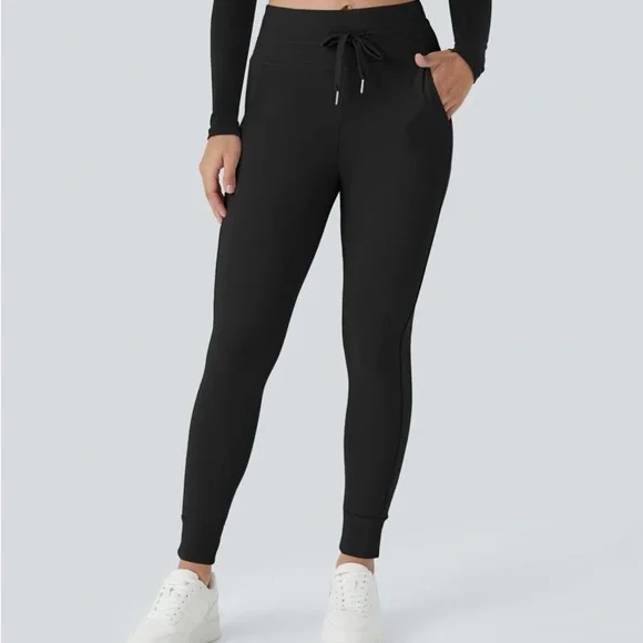 BNWT Halara High Waisted Drawstring Full Length Joggers/leggings Size MEDIUM - Picture 1 of 11